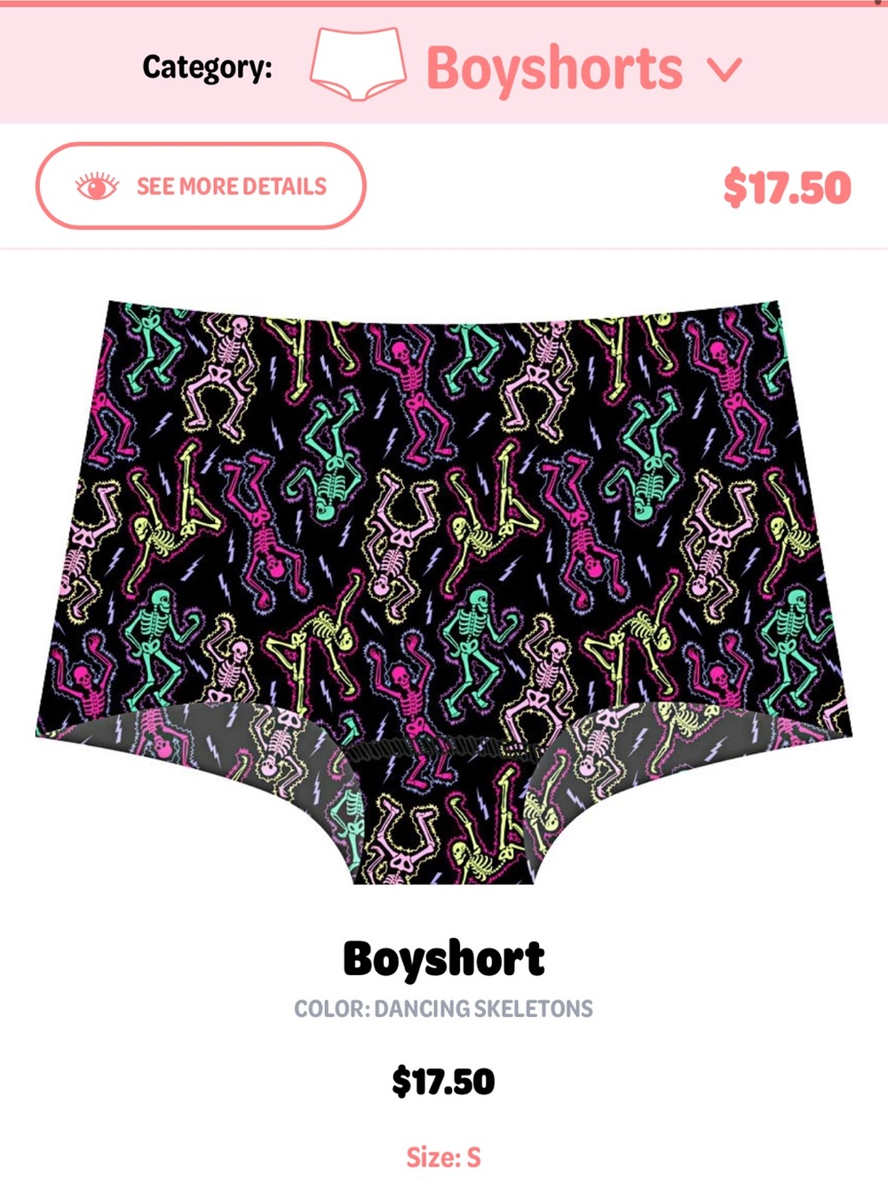 cheek Boss super soft no show boy shorts 3 for one low price !!!
